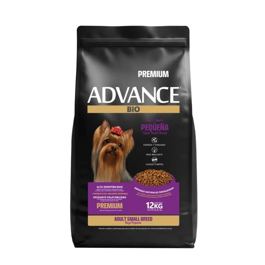 ADVANCE BIO PERRO ADULTO PREMIUM 28% SMALL BREED X 12 KG