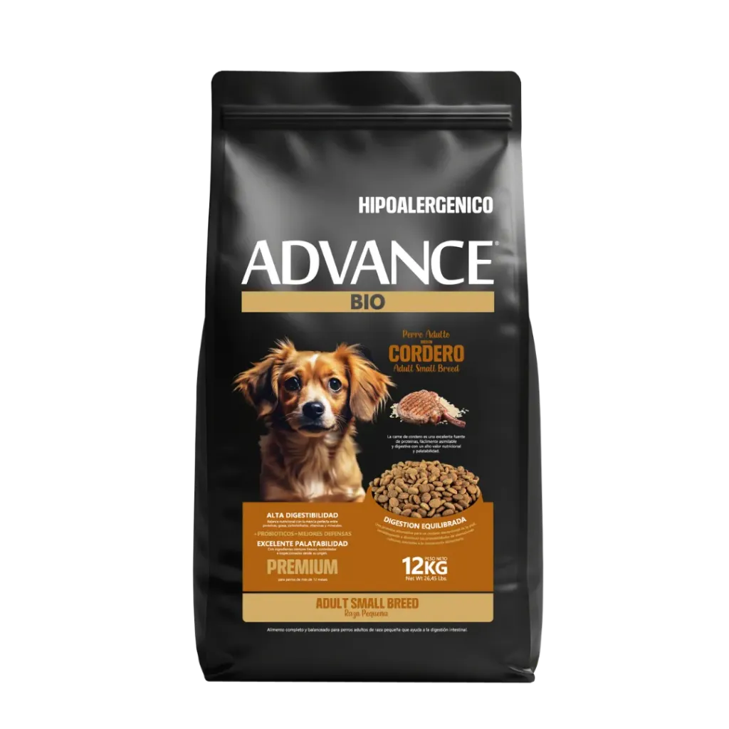 ADVANCE BIO PERRO ADULTO PREMIUM 25% SMALL BREED X 12 KG COREDERO