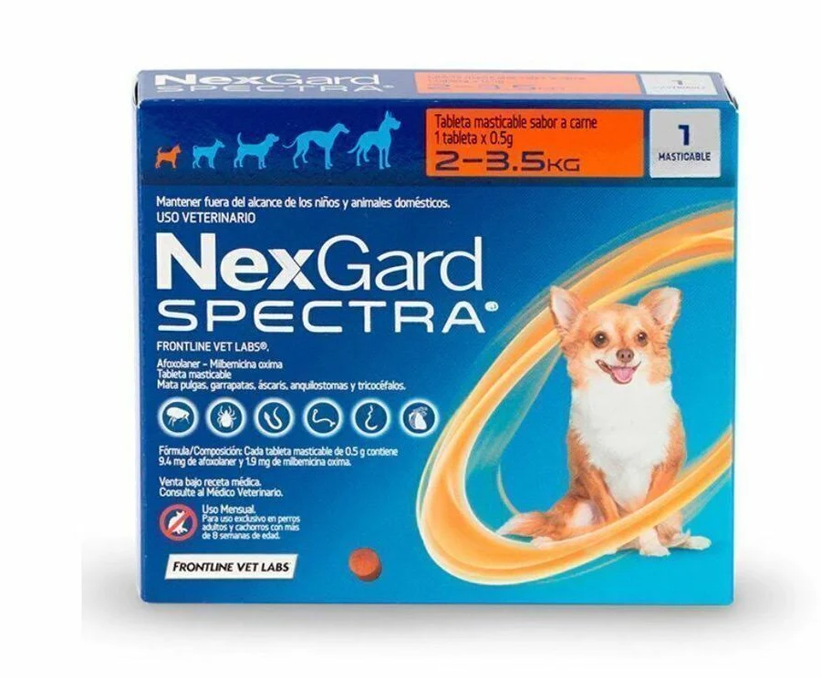 NEXGARD SPECTRA XS 2-3,5 KG.(BOEHRINGER)