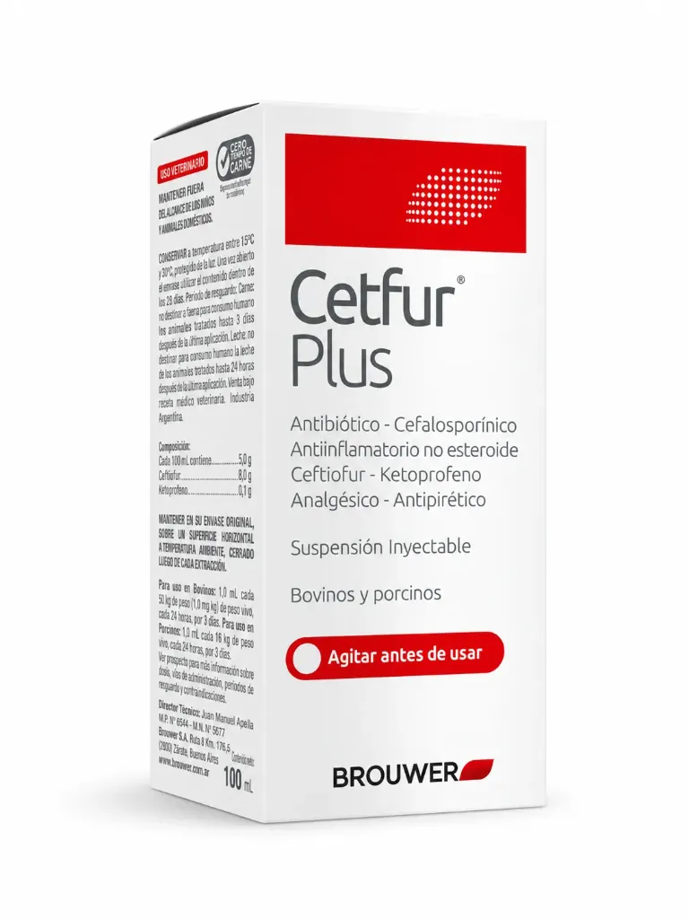 CETFUR PLUS X 100 ML.(BROUWER)