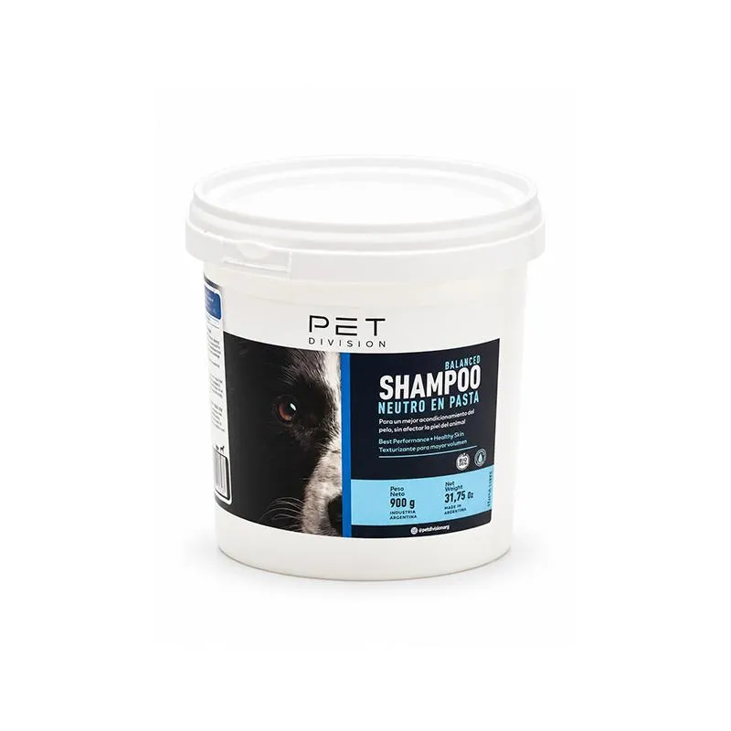 SHAMPOO EN PASTA X 900 GR (PET DIVISION)